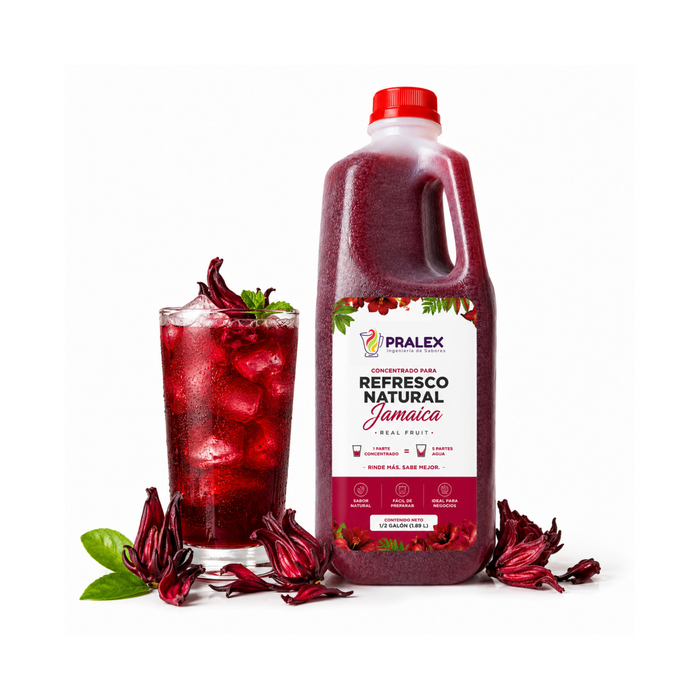 Concentrado para Refresco Natural Jamaica 64 oz - Envase 1.89 Lt