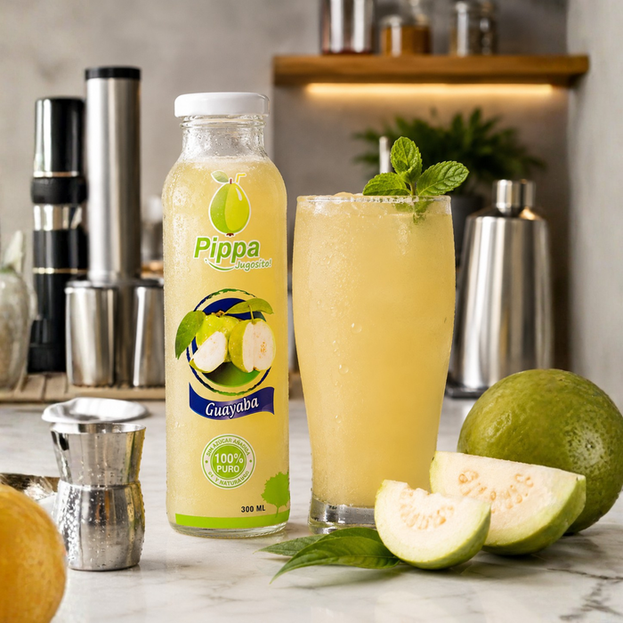 Jugo de guayaba 100% Sin Azucar Añadida PIPPA 300ml - Caja de 12 unidades