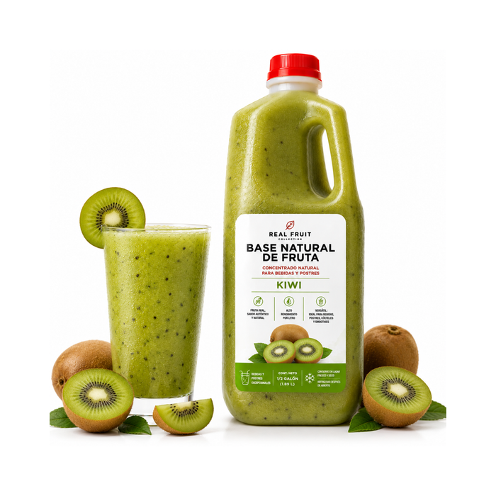 Base Natural de Fruta Natural  Kiwi - Envase 1.89 Litros
