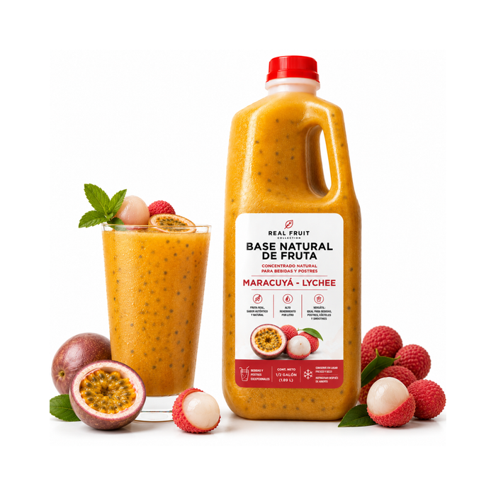 Smoothie Mix deMaracuya  Lychee 64 onzas / 6 unidades