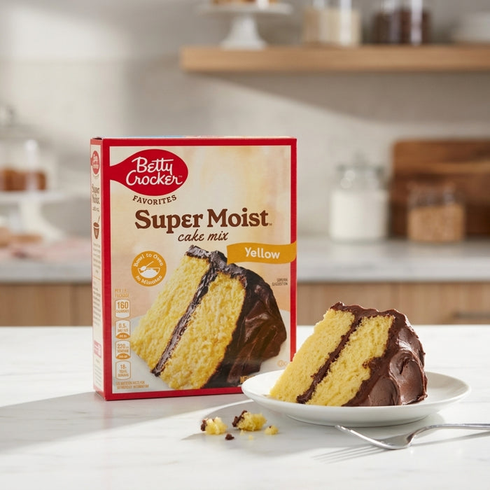 Mezcla para Pastel Yellow Betty Crocker 13.25 oz - Caja de 6 unidades