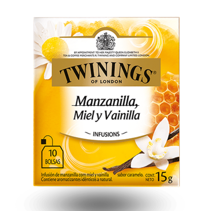 Té en sobre Twinings Manzanilla, Miel y Vainilla  - 10 sobres