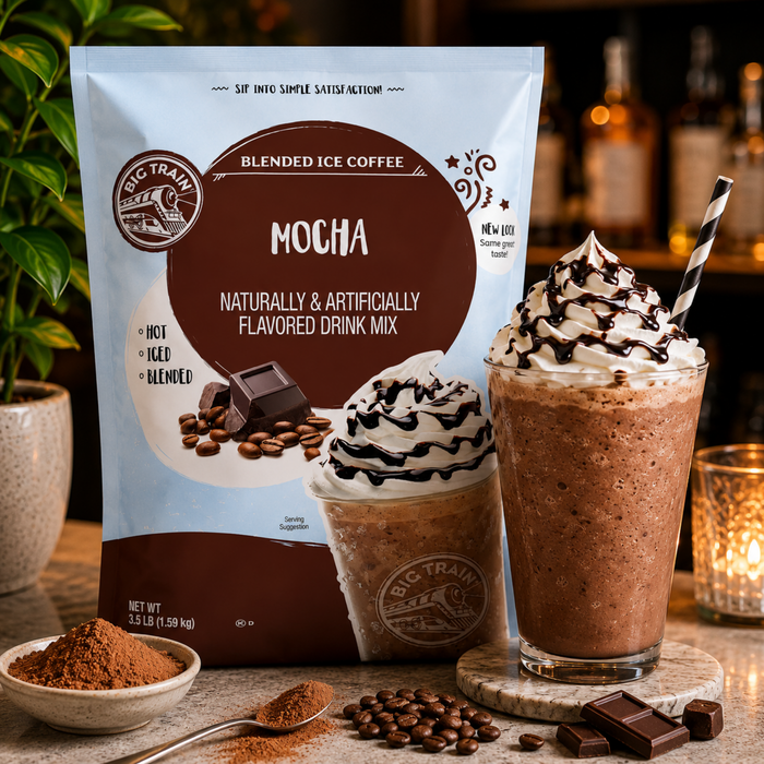 Base para Frapppe Mocha Reduced Sugar Big Train - 1.59 kg