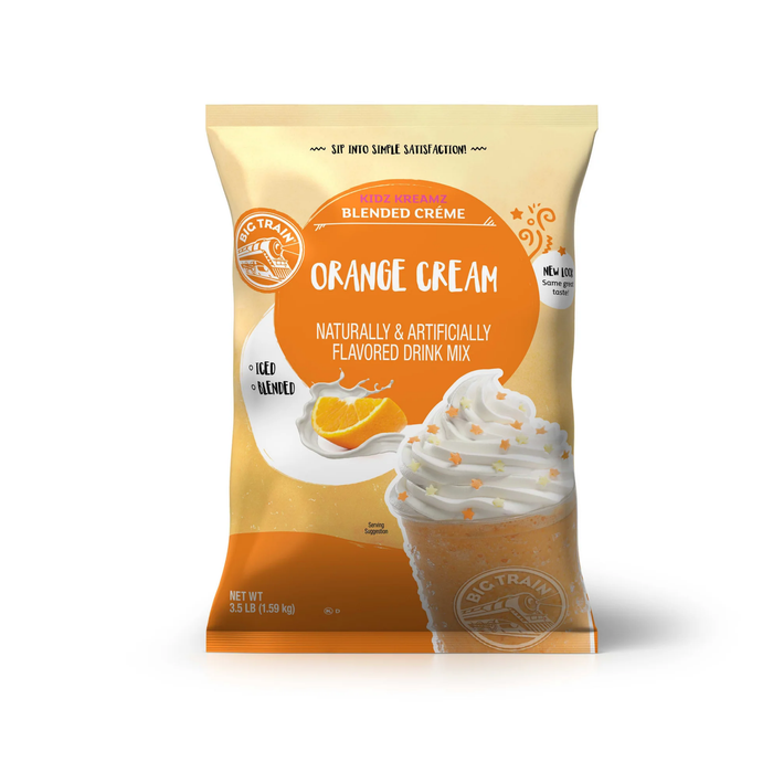 Base para Frappé Orange Cream Big Train® Kidz Kreamz - 1.59Kg