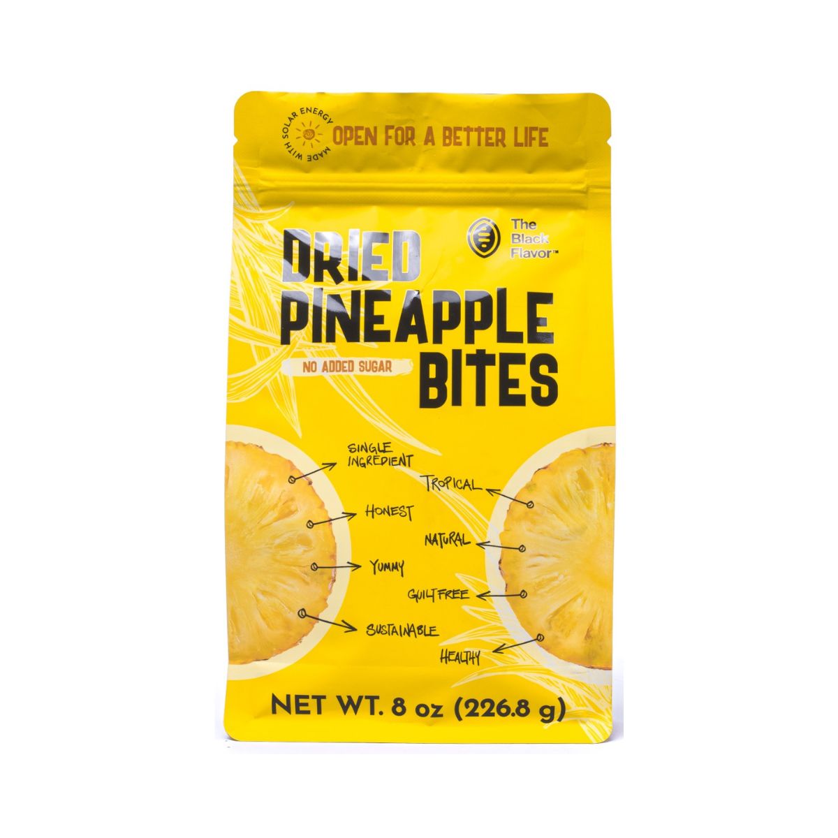 Piña MD2 Triangulos Black Flavor Bolsa 8 oz - Caja de 6 bolsas — Food ...