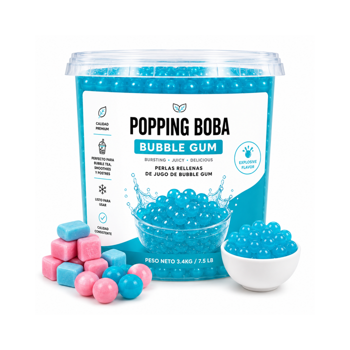Popping Boba Bubble Gum Tarro 3.4 kg