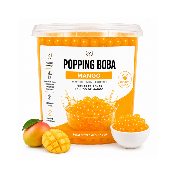 Popping Boba Mango Tarro 3.4 kg