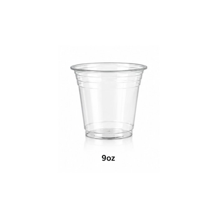 Vasos PET Transparente - Caja 1,000 uds