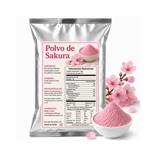 Base en Polvo Sakura Milk Tea Powder 1kg