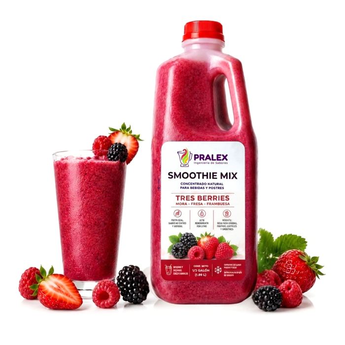 Smoothie Mix Tres Berries - Envase 1.82 Litros
