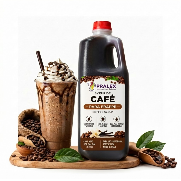 Syrup de Café para Frappés 64 oz- Envase 1.82 Litros