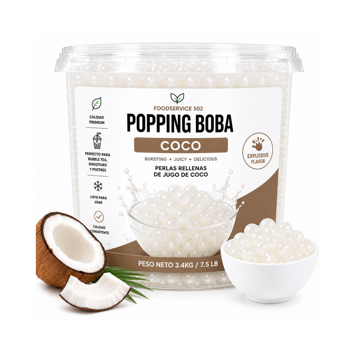 Popping Boba Coco Tarro 3.4 kg