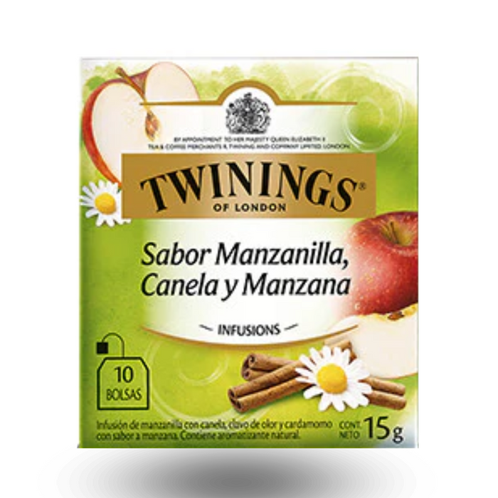Té en sobre Twinings Manzanilla Manzana y Canela - 10 sobres