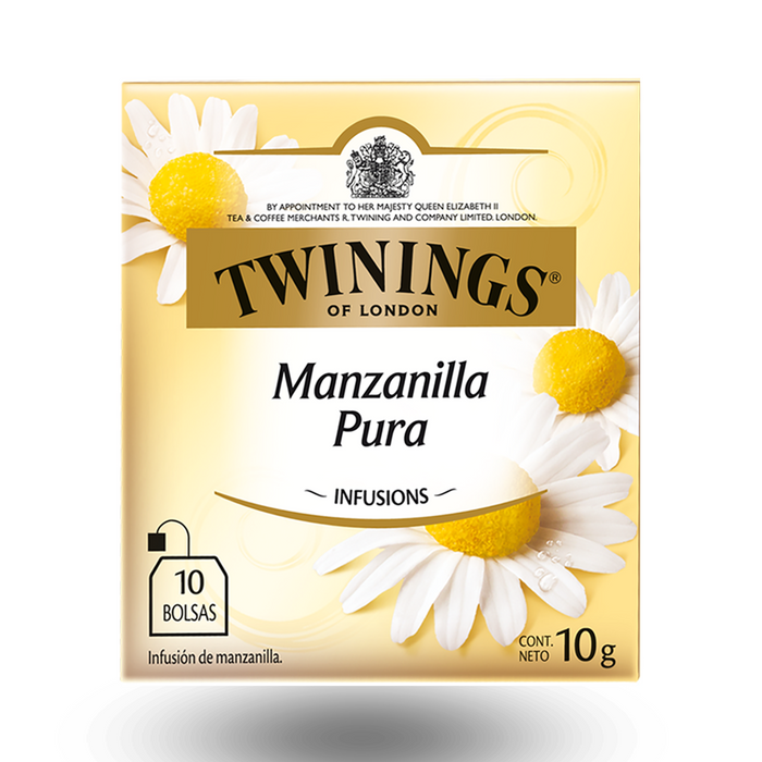 Té en sobre Twinings Manzanilla Pura - 10 sobres