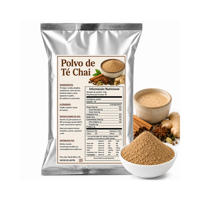 Base en polvo Té Chai 1kg