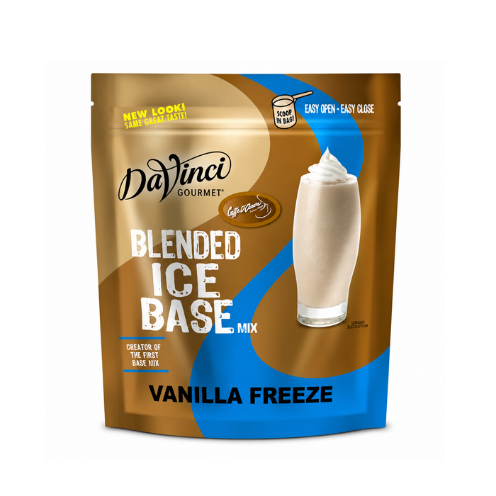 Base para Frappé Vainilla Freeze Blended Ice Base Mix DaVinci Gourmet - 1.3kg