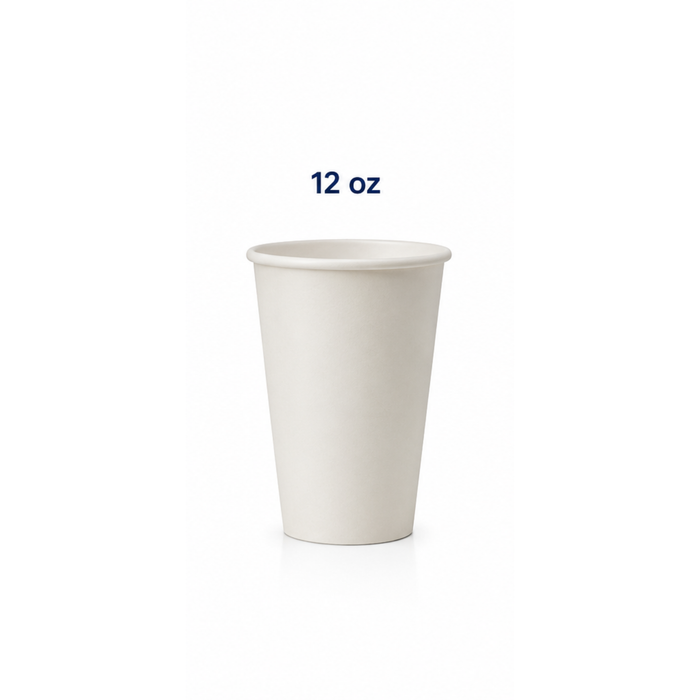 Vasos Bebidas Calientes Capa Sencilla -  Caja 1,000 unidades