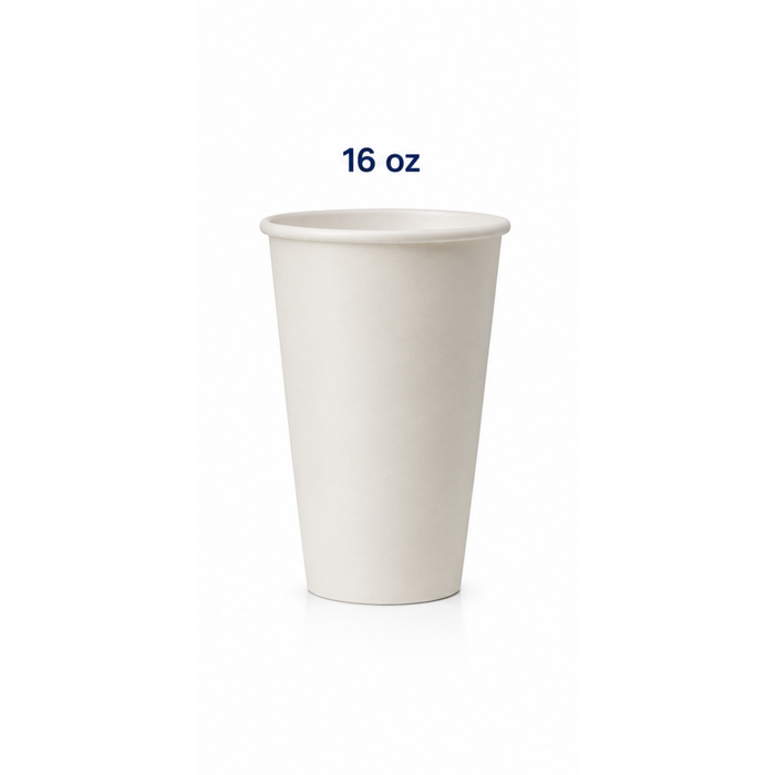 Vasos Bebidas Calientes Capa Sencilla -  Caja 1,000 unidades