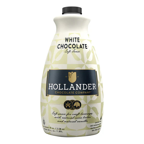 Salsa de chocolate Blanco Molido Hollander 5 libras