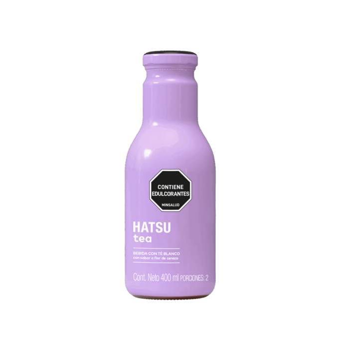 Hatsu Té Blanco con Flor de Cerezo – Botella 400 ml | Caja 12 Unidades