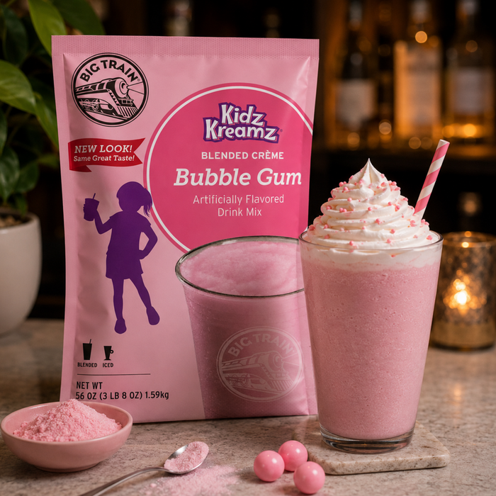 Base para Frappé Bubble Gum Big Train® Kidz Kreamz - 1.59kg