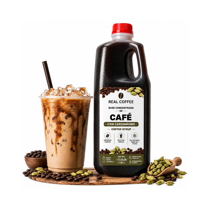 Concentrado de Café con Cardamomo para Frappés 64 oz- Envase 1.82 Litros