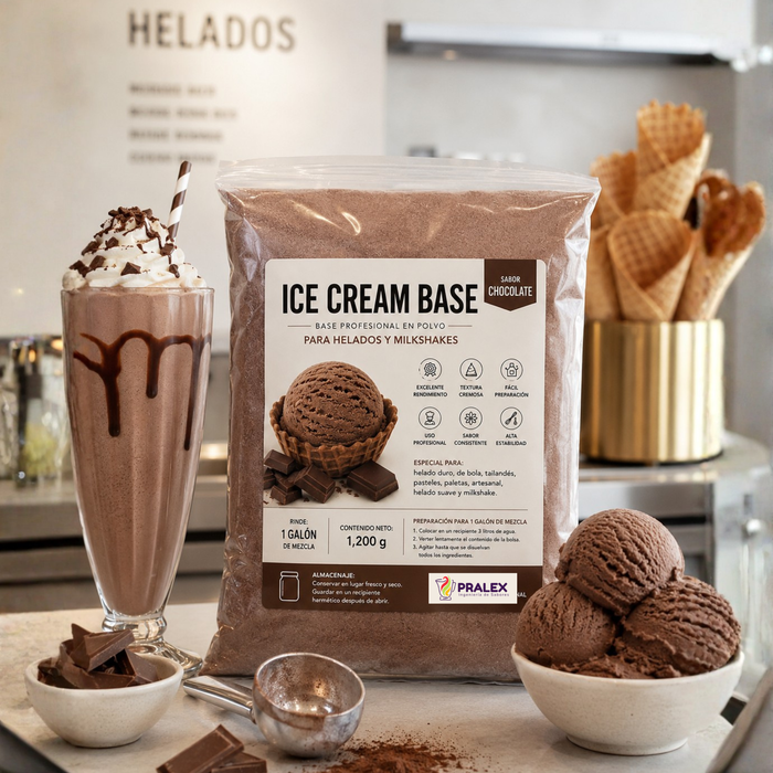 Base en Polvo para Helado y Milkshake Chocolate 1.2kg