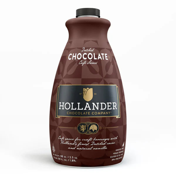 Salsa de Chocolate Molido Hollander Envase de 5 libras