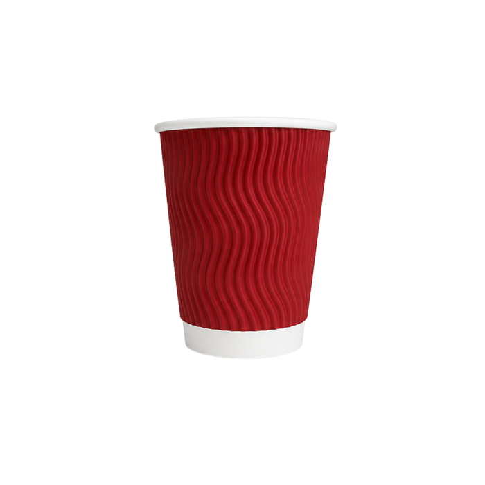 Vasos Bebidas Calientes de Cartón Corrugado - Caja 1,000 unidades