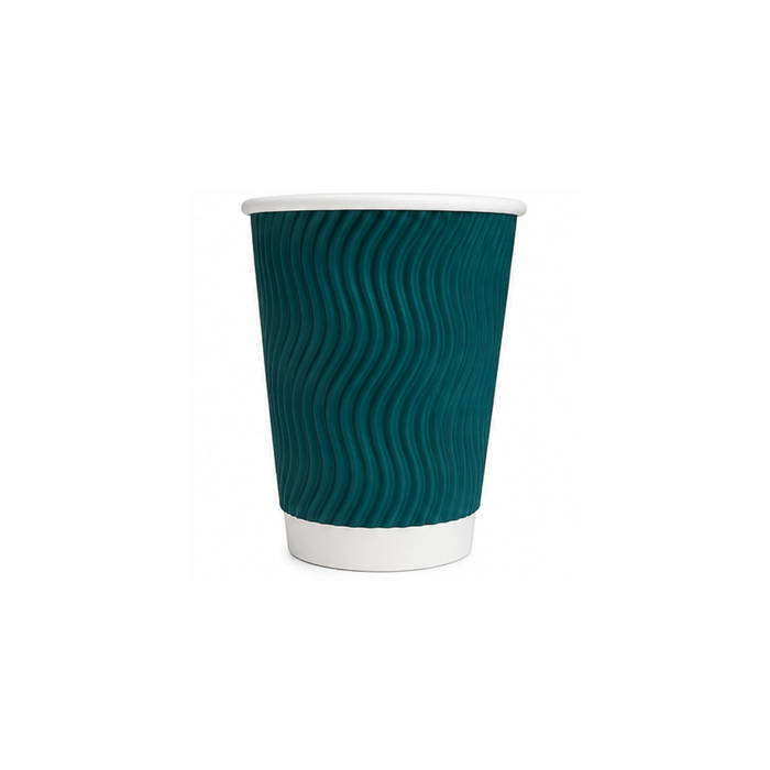 Vasos Bebidas Calientes de Cartón Corrugado - Caja 1,000 unidades