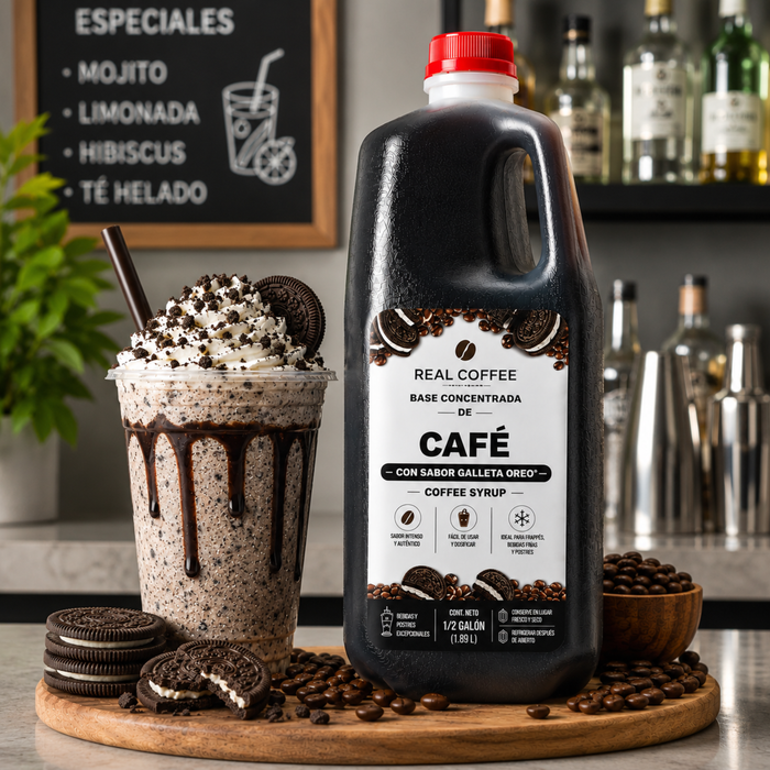 Concentrado de Café con Galleta para Frappés 64 oz- Envase 1.82 Litros