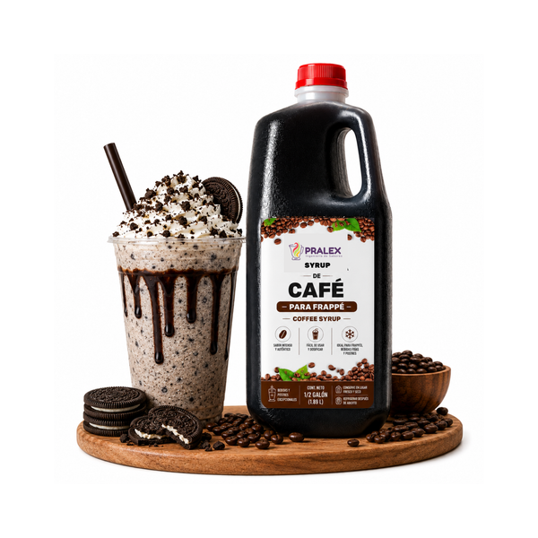 Syrup de Café con Galleta para Frappés 64 oz- Envase 1.82 Litros