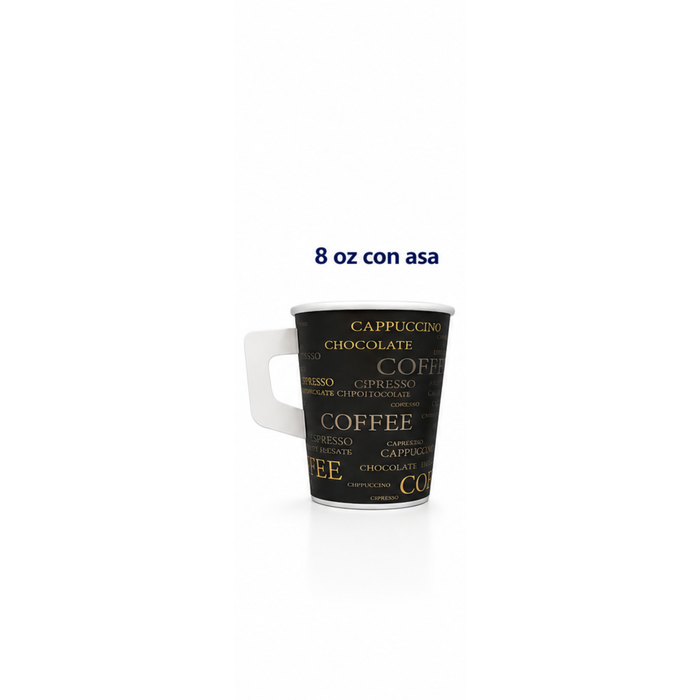 Vasos para bebida caliente impresión genérica - Caja 1000 unidades