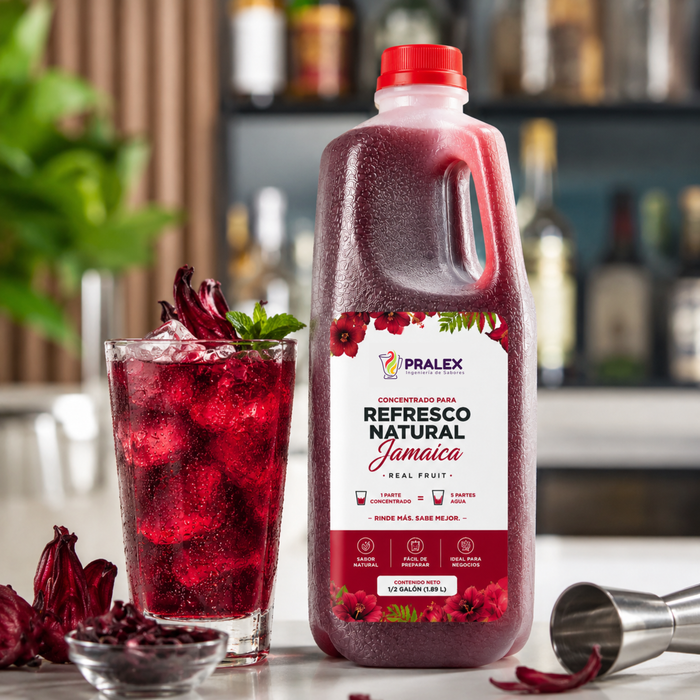 Concentrado para Refresco Natural Jamaica 64 oz - Envase 1.89 Lt