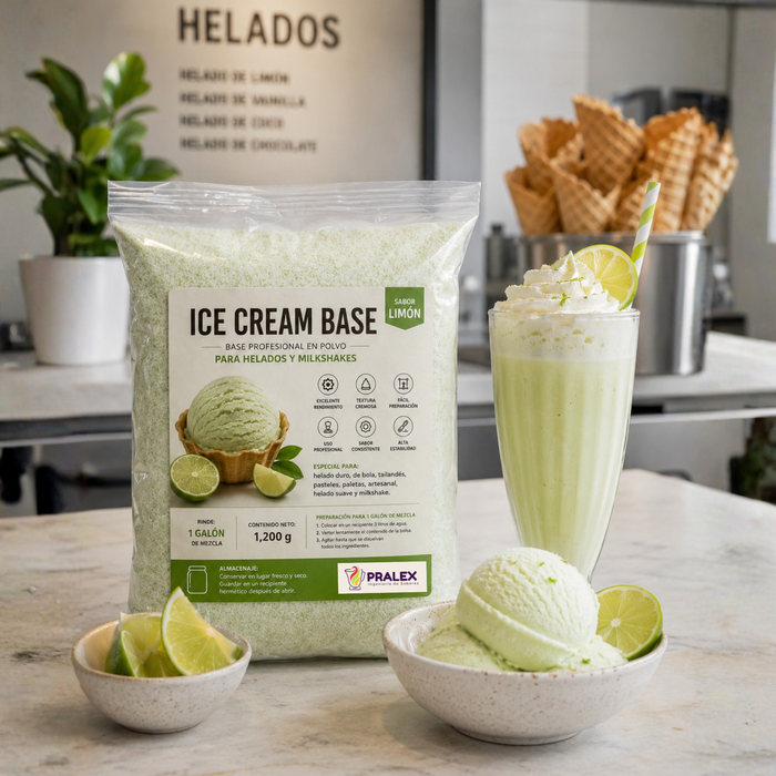 Base en Polvo para Helado y Milkshake Limón 1.2kg