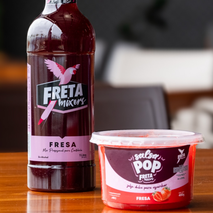 Salsa dulce para Escarchar Freta Mixers 480 grm - Fresa