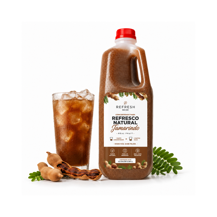 Concentrado Para Refresco Natural Tamarindo 64 oz - Envase 1.89 Lt