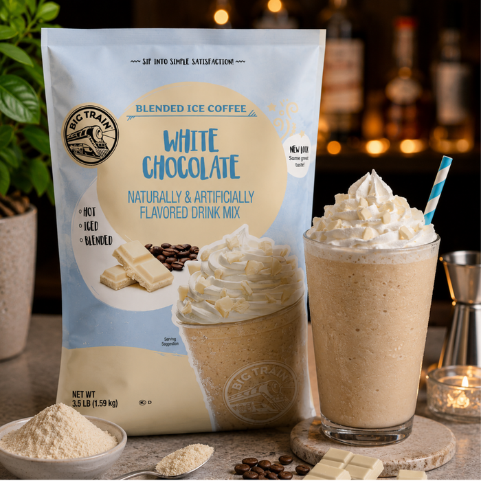 Base para Frappé Coffee White Chocolate Big Train Bolsa -1.59kg